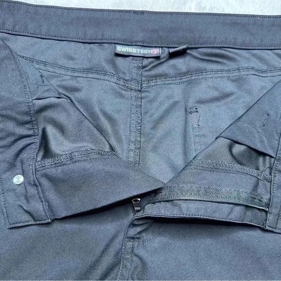 Swiss Tech Cargo Pants Black Size 36WX30L - Picture 7 of 16